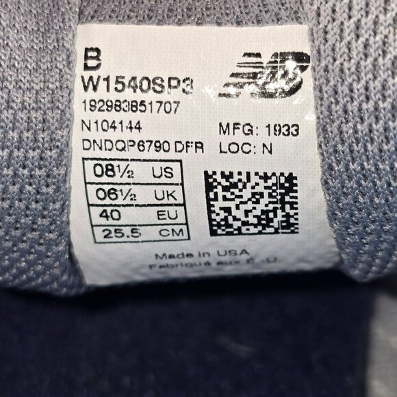 New Balance Womens Running Shoes US Size 8.5 Grey Blue Mesh Comfort Fit jh1782 - Picture 4 of 13